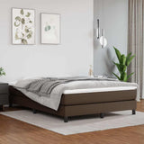 vidaXL Pocketveringmatras medium 80x200x20 cm kunstleer zwart