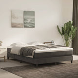 vidaXL Pocketveringmatras medium 80x200x20 cm fluweel lichtgrijs
