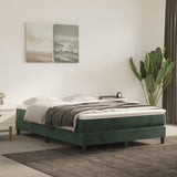 vidaXL Pocketveringmatras medium 80x200x20 cm fluweel lichtgrijs