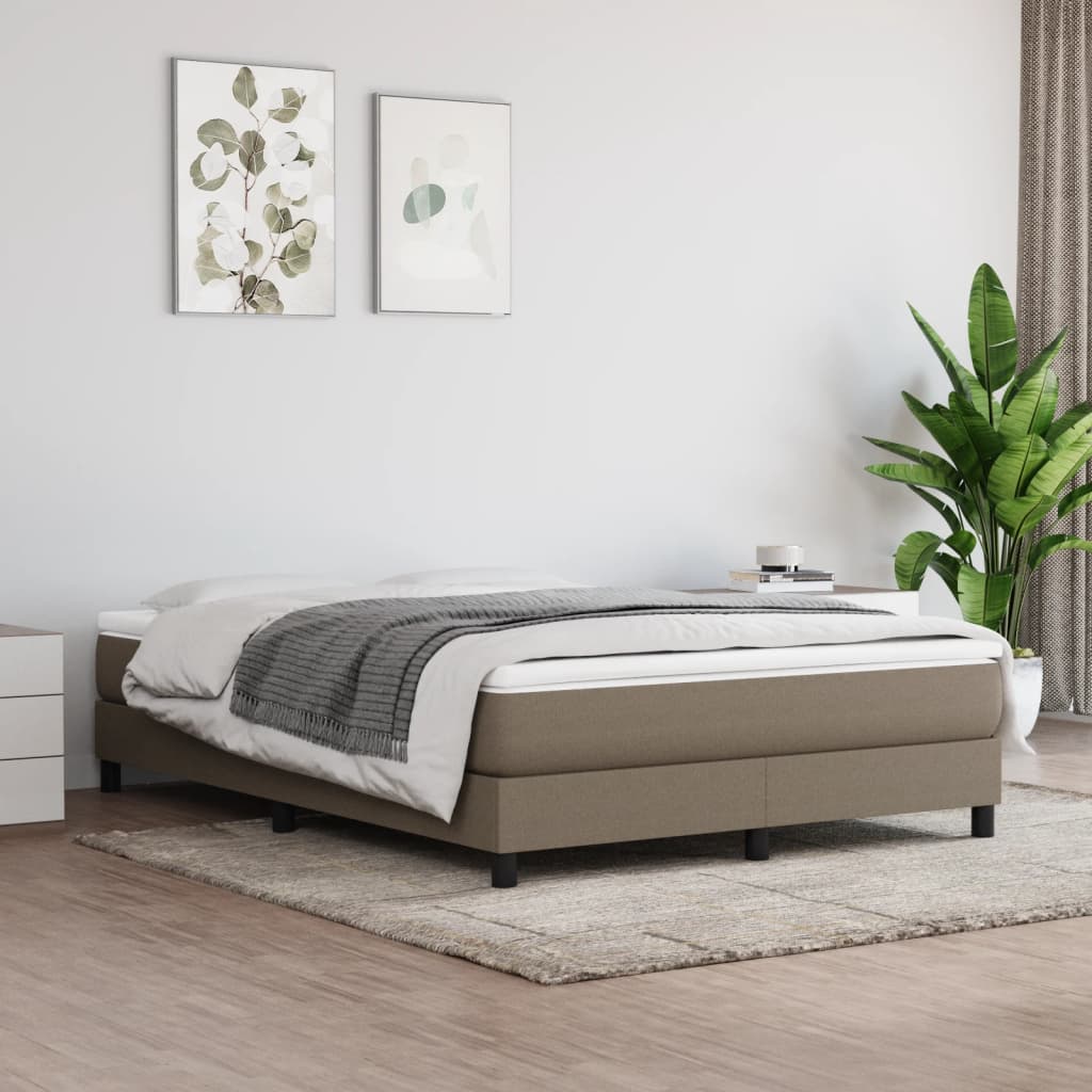 vidaXL Pocketveringmatras medium 80x200x20 cm stof lichtgrijs