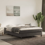 vidaXL Pocketveringmatras medium 80x200x20 cm fluweel lichtgrijs