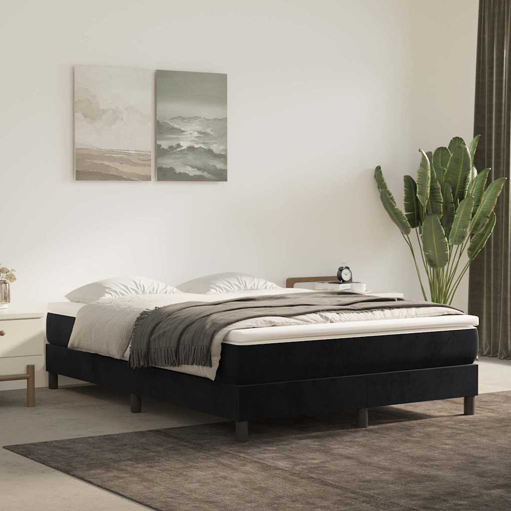 vidaXL Pocketveringmatras medium 80x200x20 cm fluweel lichtgrijs