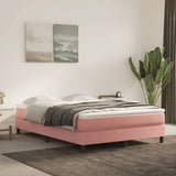 vidaXL Pocketveringmatras medium 80x200x20 cm fluweel lichtgrijs