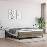 vidaXL Pocketveringmatras medium 80x200x20 cm stof lichtgrijs