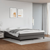 vidaXL Pocketveringmatras medium 80x200x20 cm kunstleer zwart