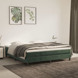vidaXL Pocketveringmatras medium 80x200x20 cm fluweel lichtgrijs