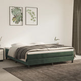 vidaXL Pocketveringmatras medium 80x200x20 cm fluweel lichtgrijs