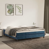 vidaXL Pocketveringmatras medium 80x200x20 cm fluweel lichtgrijs