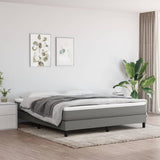 vidaXL Pocket Sprung Mattress Medium Queen 152x203x20 cm Fabric Light Grey