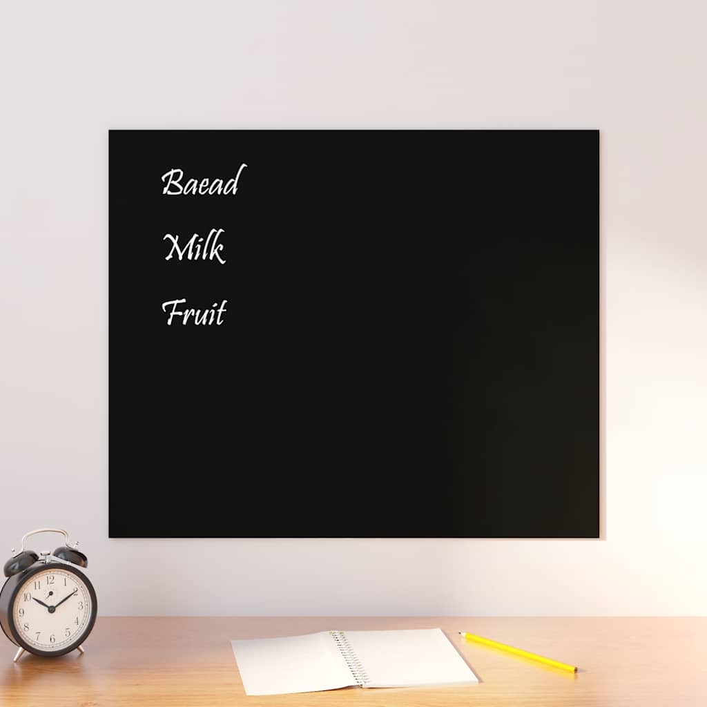 vidaXL Magneetbord voor aan de wand 40x40 cm glas