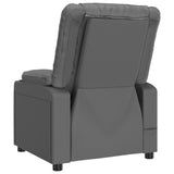 vidaXL Fauteuil verstelbaar kunstleer zwart