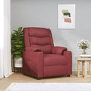 vidaXL Fauteuil verstelbaar kunstleer zwart