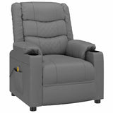 vidaXL Massagestoel kunstleer zwart
