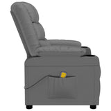 vidaXL Massagestoel kunstleer zwart