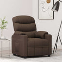 vidaXL Adjustable Armchair Fabric Black