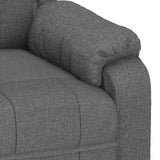 vidaXL Fauteuil verstelbaar stof lichtgrijs