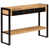 vidaXL Wandtafel 110x30x76 cm massief gerecycled hout