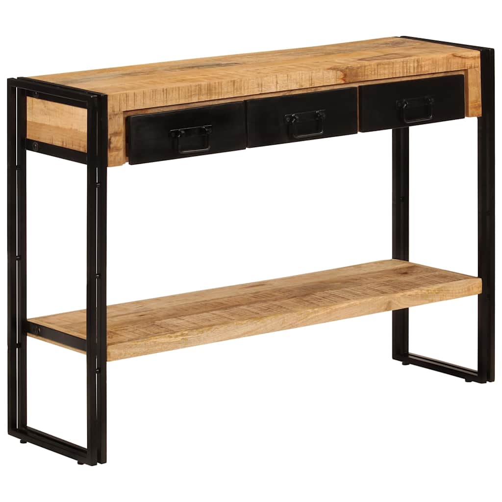 vidaXL Wandtafel 110x30x76 cm massief gerecycled hout
