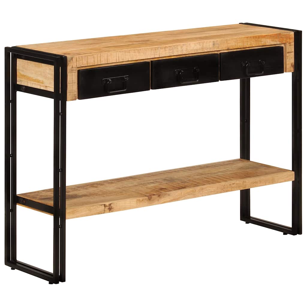 vidaXL Wandtafel 110x30x76 cm massief gerecycled hout