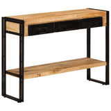 vidaXL Wandtafel 110x30x76 cm massief gerecycled hout