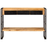 vidaXL Wandtafel 110x30x76 cm massief gerecycled hout