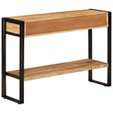 vidaXL Wandtafel 110x30x76 cm massief gerecycled hout
