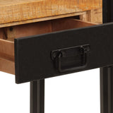 vidaXL Wandtafel 110x30x76 cm massief gerecycled hout
