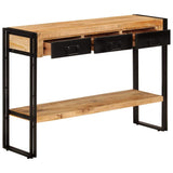 vidaXL Wandtafel 110x30x76 cm massief gerecycled hout