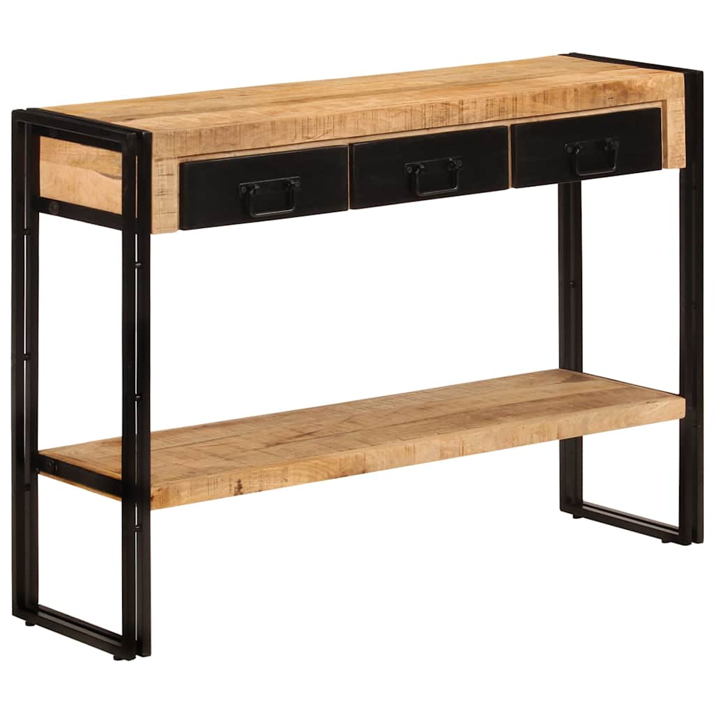 vidaXL Wandtafel 110x30x76 cm massief gerecycled hout