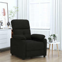 vidaXL Fauteuil verstelbaar stof lichtgrijs