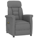 vidaXL Massagestoel met kussen Bruin 70.5 x 96.5 x 95 cm Kunstleer