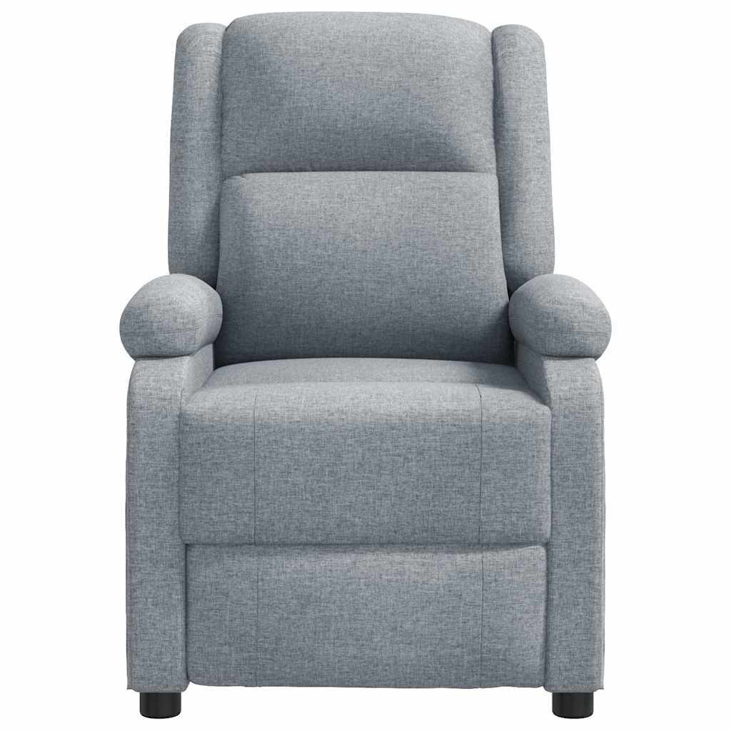 vidaXL Massagestoel stof crèmekleurig