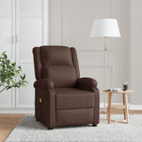 vidaXL Massage Chair Artificial Leather Black
