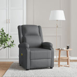 vidaXL Massage Chair Artificial Leather Black