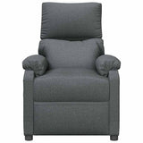 vidaXL Massagestoel stof crèmekleurig