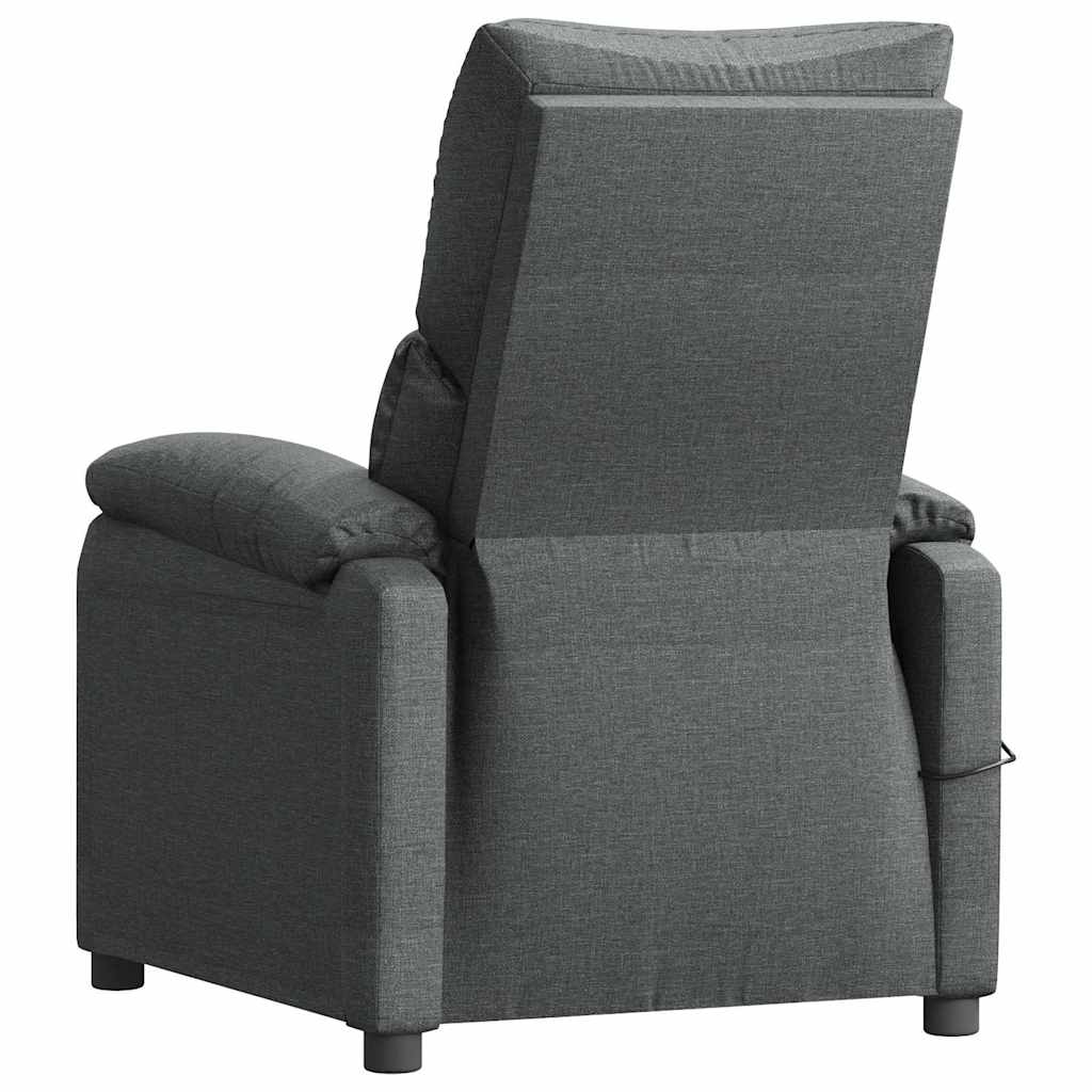 vidaXL Massagestoel stof crèmekleurig