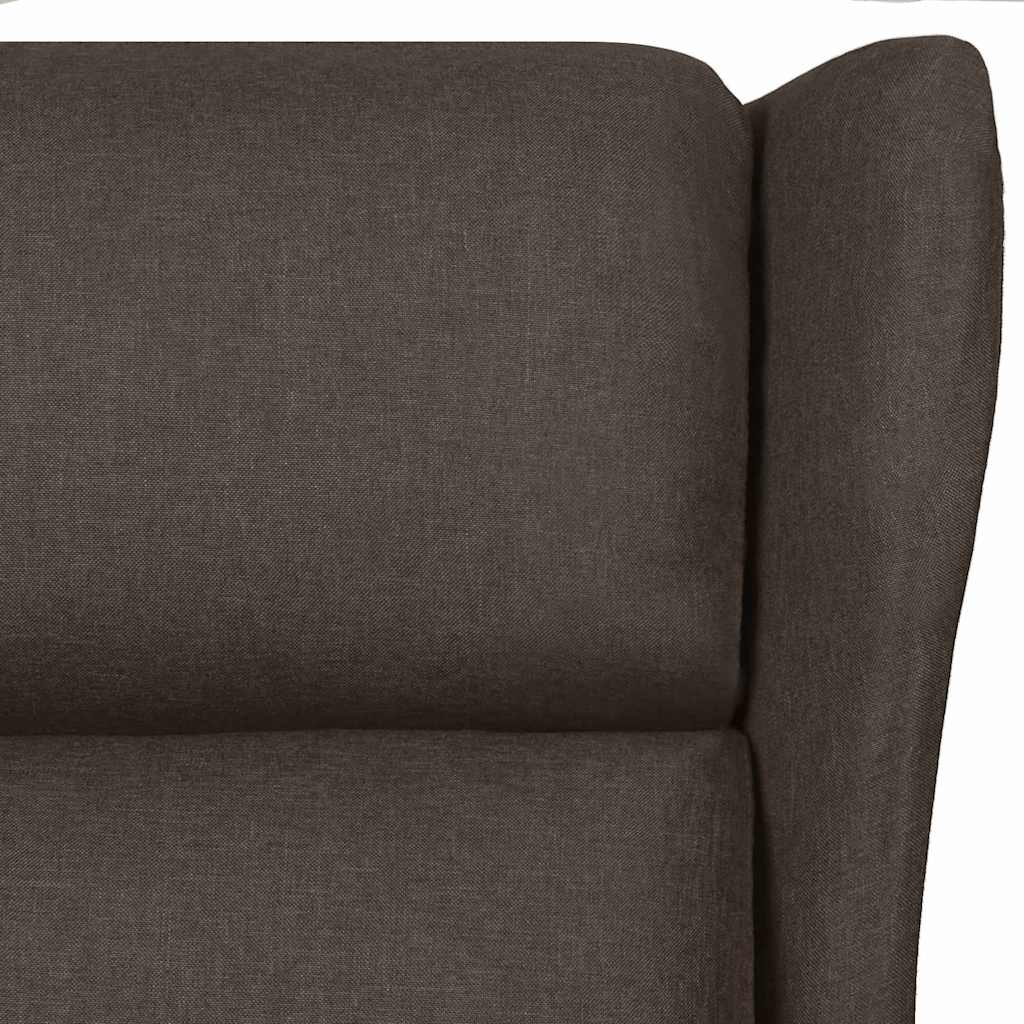 vidaXL Massagestoel stof lichtgrijs