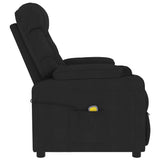vidaXL Fauteuil verstelbaar stof zwart