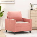 vidaXL Armchair 60 cm velvet dark grey