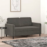 vidaXL Fauteuil 60 cm fluweel lichtgrijs
