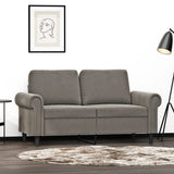 vidaXL Fauteuil 60 cm fluweel lichtgrijs
