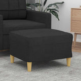 vidaXL Footstool 60x50x41 cm fabric light grey