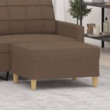 vidaXL Footstool 60x50x41 cm fabric light grey