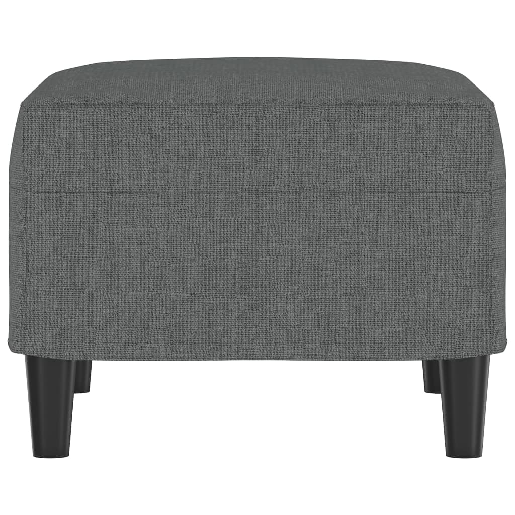vidaXL Footstool 60x50x41 cm fabric light grey