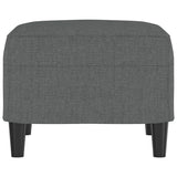 vidaXL Footstool 60x50x41 cm fabric light grey