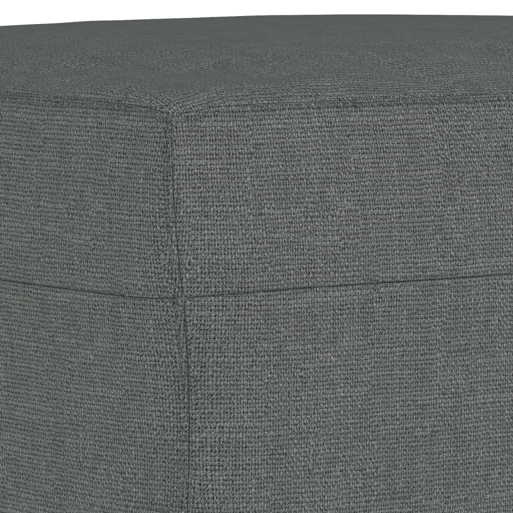 vidaXL Footstool 60x50x41 cm fabric light grey