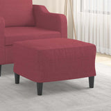 vidaXL Footstool 60x50x41 cm fabric light grey