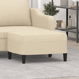 vidaXL Footstool 60x50x41 cm fabric light grey