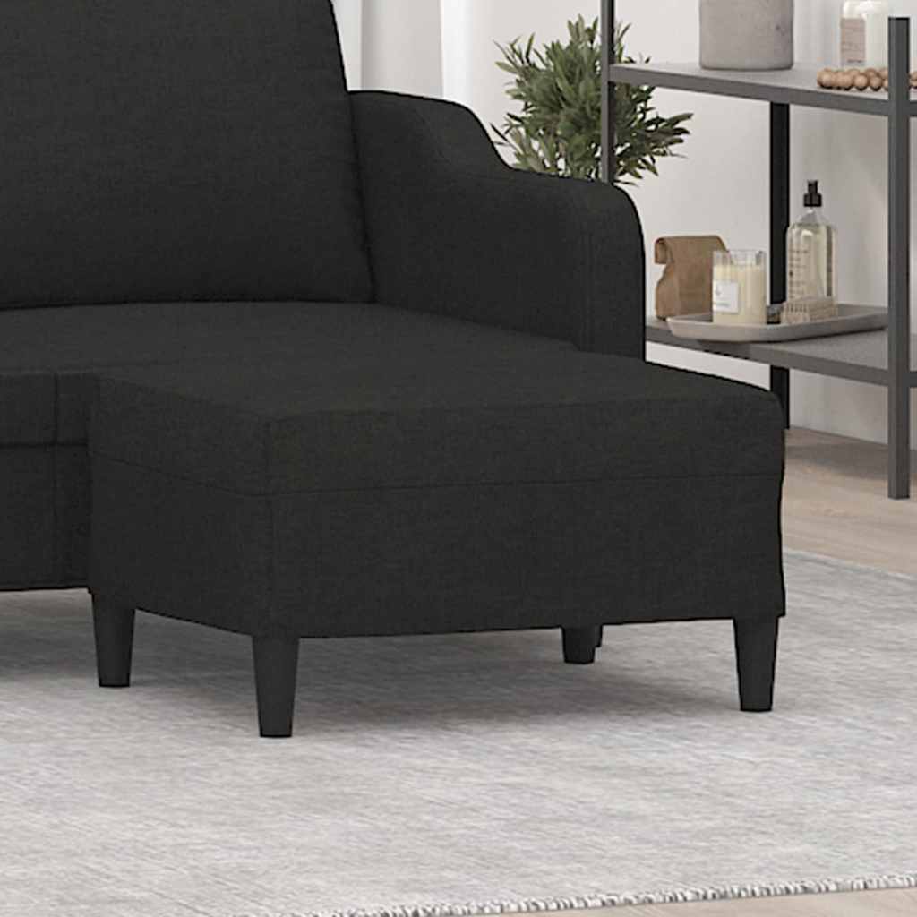vidaXL Footstool 60x50x41 cm fabric light grey
