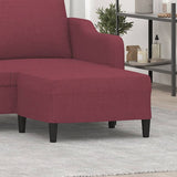 vidaXL Footstool 60x50x41 cm fabric light grey